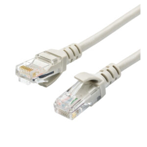 Патч-корд литий, UTP, RJ45, Cat.5e, 5m, сірий