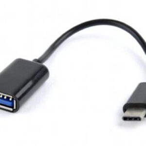 Кабель Cablexpert (A-OTG-CMAF2-01), USB2.0 - USB Type-C, 0.2 м, чорний