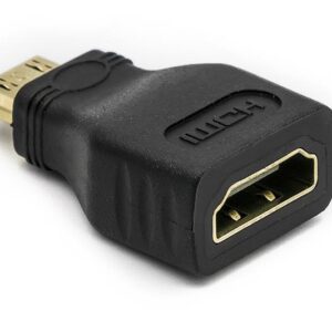 Адаптер PowerPlant (CA911080), HDMI - miniHDMI, чорний