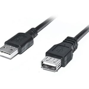 Кабель REAL-EL Pro USB - USB V 2.0 (M/F), 2 м, чорний (EL123500028)