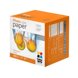 Фотопапір ColorWay глянцевий 260г/м2 10х15см 500 арк. (PG2605004R)