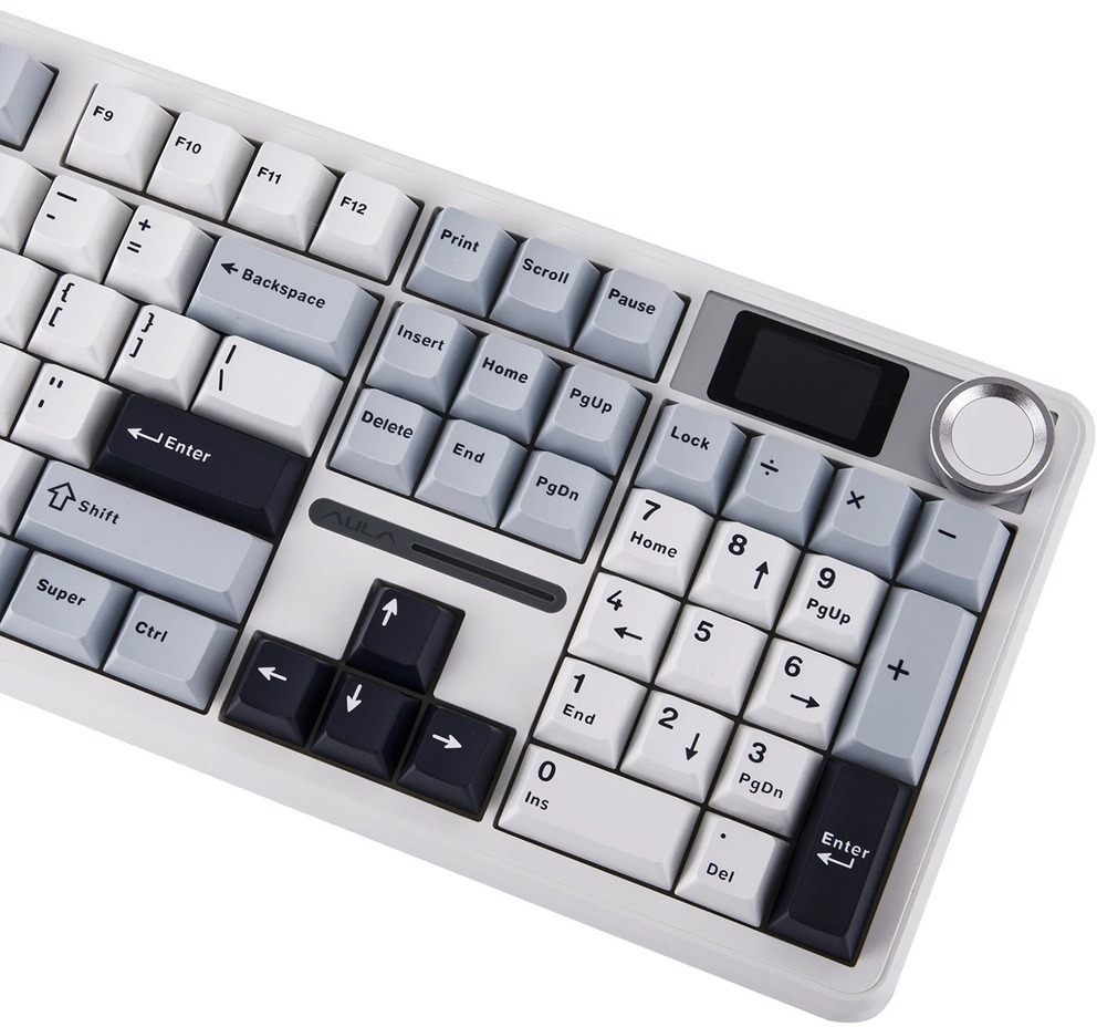 Клавіатура бездротова Aula F108 Pro White (6978080501318)