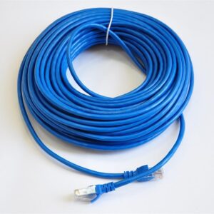 Патч-корд литий, UTP, RJ45, Cat.5e, 25m, синій
