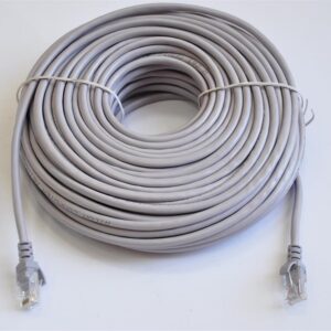 Патч-корд литий, UTP, RJ45, Cat.5e, 30m, сірий (4964)