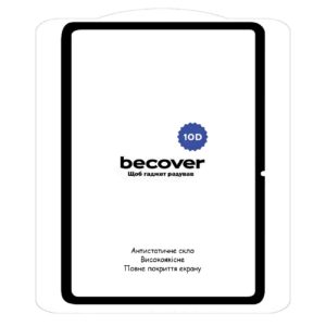 Захисне скло BeCover 10D для Xiaomi Pad 6S Pro 12.4" Black (710968)