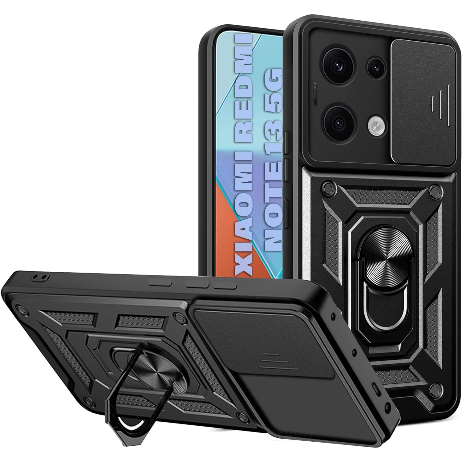 Чохол-накладка BeCover Military для Xiaomi Redmi Note 13 5G Black (711030)
