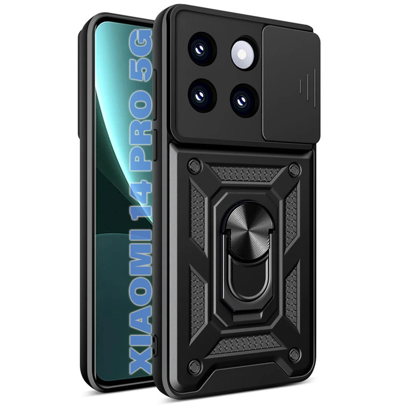 Чохол-накладка BeCover Military для Xiaomi 14 Pro 5G Black (711161)