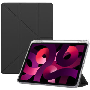 Чохол-книжка BeCover Ultra Slim Origami Transparent з кріпленням Apple Pencil для Apple iPad Air 11" M2 2024 Black (711389)