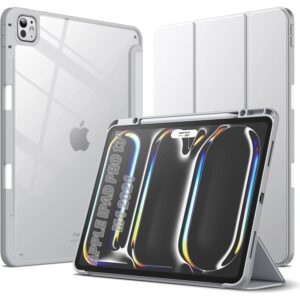 Чохол-книжка BeCover Soft Edge TPU з кріпленням Apple Pencil для Apple iPad Pro 13" M4 2024 Gray (711718)