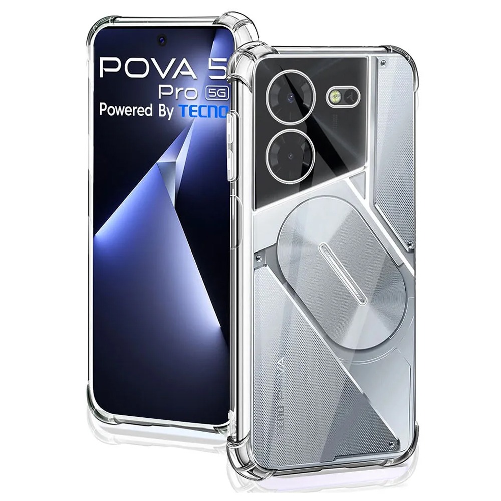 Чохол-накладка BeCover Anti-Shock для Tecno Pova 5 Pro 5G (LH8n) Clear (711780)