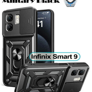 Чохол-накладка BeCover Military для Infinix Smart 9 (X6532) Black (713049)