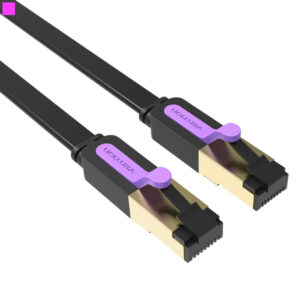 Патч-корд Vention CAT7 SFTP Ethernet, 3 m, Black (ICABI)