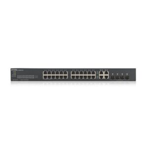 Комутатор ZYXEL GS1920-24V2 (GS1920-24V2-EU0101F) (24xGE, 4xGE/SFP, Smart,NebulaFlex)
