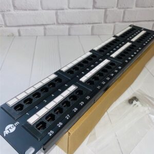 Патч-панель ATcom P6048 19" 48хRJ-45 UTP 2U cat.6