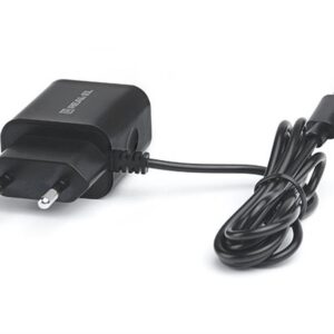 Мережевий зарядний пристрій REAL-EL CH-217 (2USB, 2.1A) Black + кабель Lightning