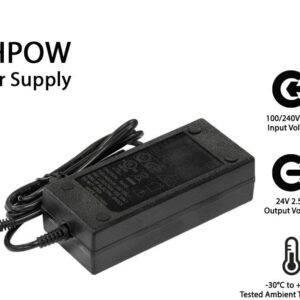 Блок живлення Mikrotik 24HPOW (24V, 2.5A, живлення для будь-яких RouterBOARD моделей)