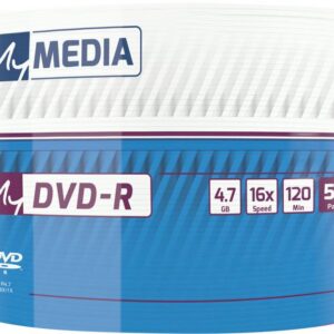 Диски DVD-R MyMedia (69200) 4.7GB, 16x, Matt Silver Wrap, 50шт