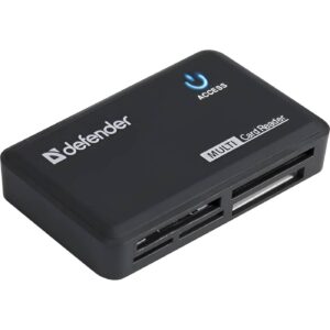 Універсальний картрідер Defender Optimus USB 2.0 Black 5 слотів (83501)