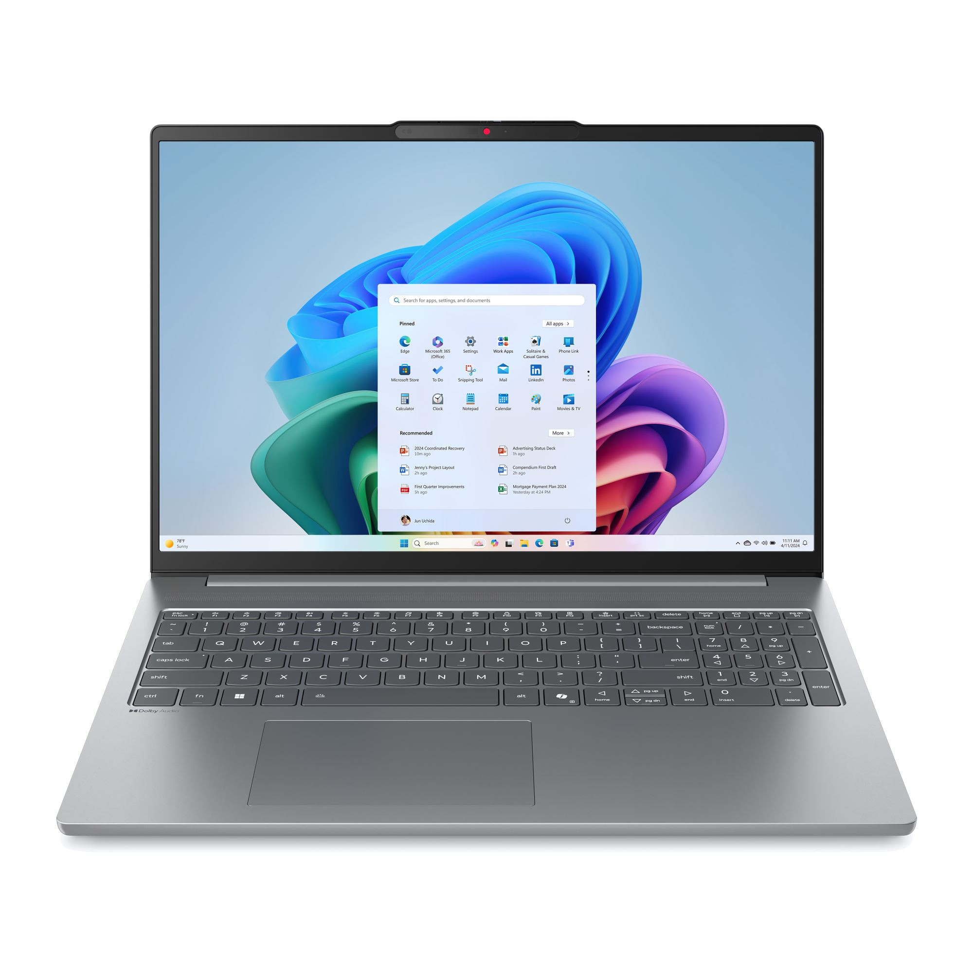Ноутбук Lenovo IdeaPad Slim 5 16ARP10 (83HU004NRA) Luna Grey