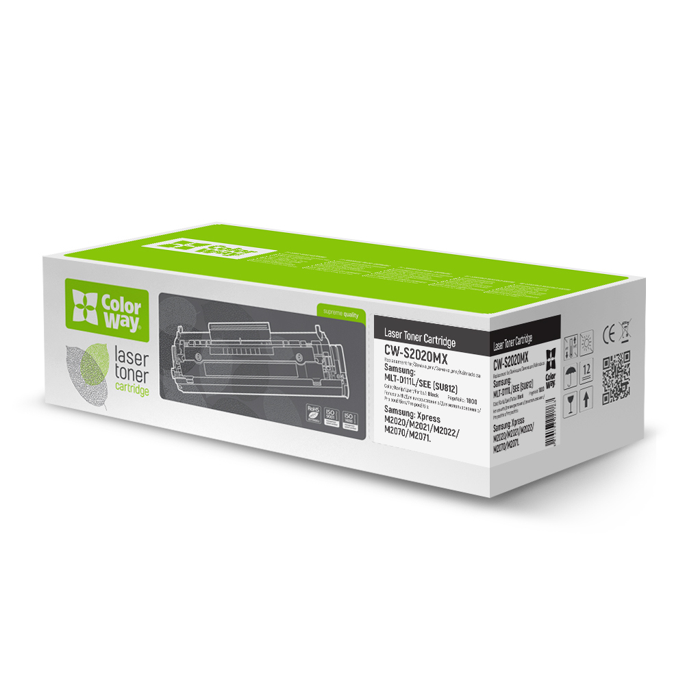 Картридж ColorWay (ColorWay-S2020MX) Samsung SL-M2020/2020W/2070 (MLT-D111S) (max)
