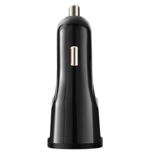 Автомобільний зарядний пристрій Canyon (1USB, 2.4A) Black (CNE-CCA033B) + кабель Lightning