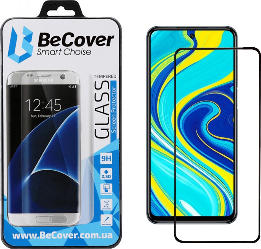 Захисне скло BeCover для Xiaomi Redmi Note 9s/9 Pro/9 Pro Max Black (704835)