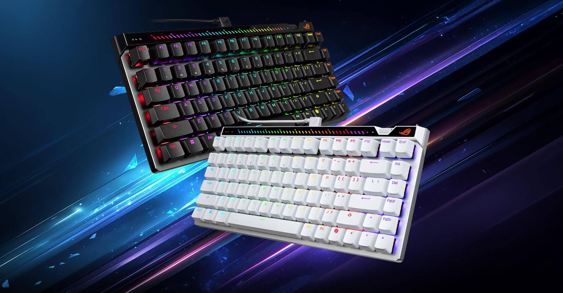 Клавiатура Asus ROG Falchion Ace 75 HE HFX V2 Magnetic Switches Black (90MP047H-BKUA20)