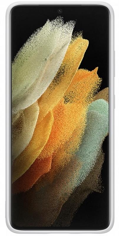 Чохол-накладка Samsung Silicone Cover для Samsung Galaxy S21 Ultra SM-G998 Light Gray (EF-PG998TJEGRU)