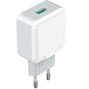 Мережевий зарядний пристрій Grand-X (1xUSB 2.1A) White (CH-03W)