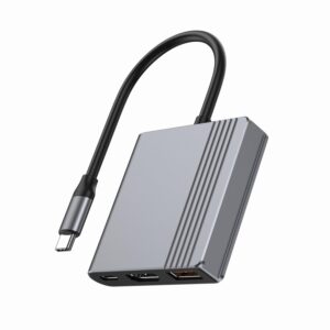 Док-станція Cablexpert USB-C 3-в-1 (A-CM-COMBO3-05)