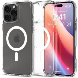 Чохол-накладка Spigen Ultra Hybrid with MagFit для Apple iPhone 16 Pro Max Frost Clear (ACS08002)