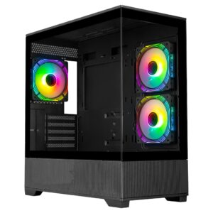 Корпус Prologix Axon GM-03AB Glass Black