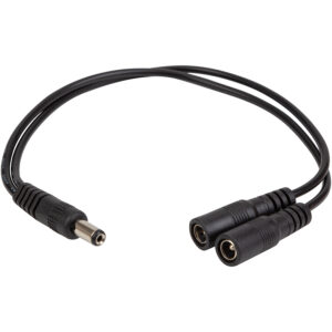 Адаптер PowerPlant DC - 2xDC (M/M), 5.5x2.1мм, Black (CA914890)