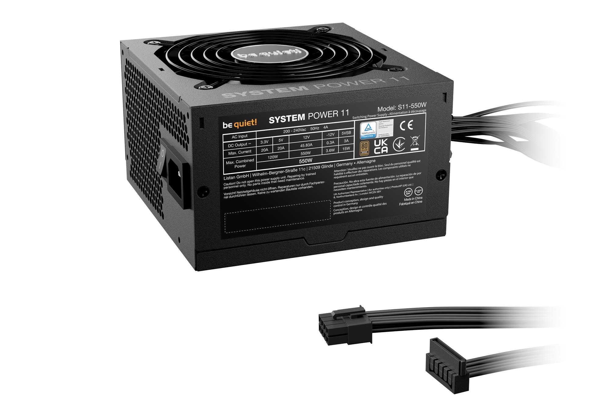 Блок живлення be quiet! System Power 11 550W (BP010EU)