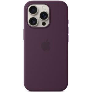 Чохол-накладка Apple Silicone Case with MagSafe для Apple iPhone 16 Pro Plum (MYYM3)