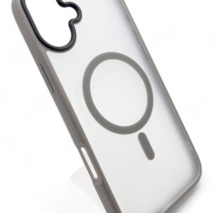 Чохол-накладка BeCover Metal Buttons Case MagSafe для Apple iPhone 16 Plus Gray (712095)