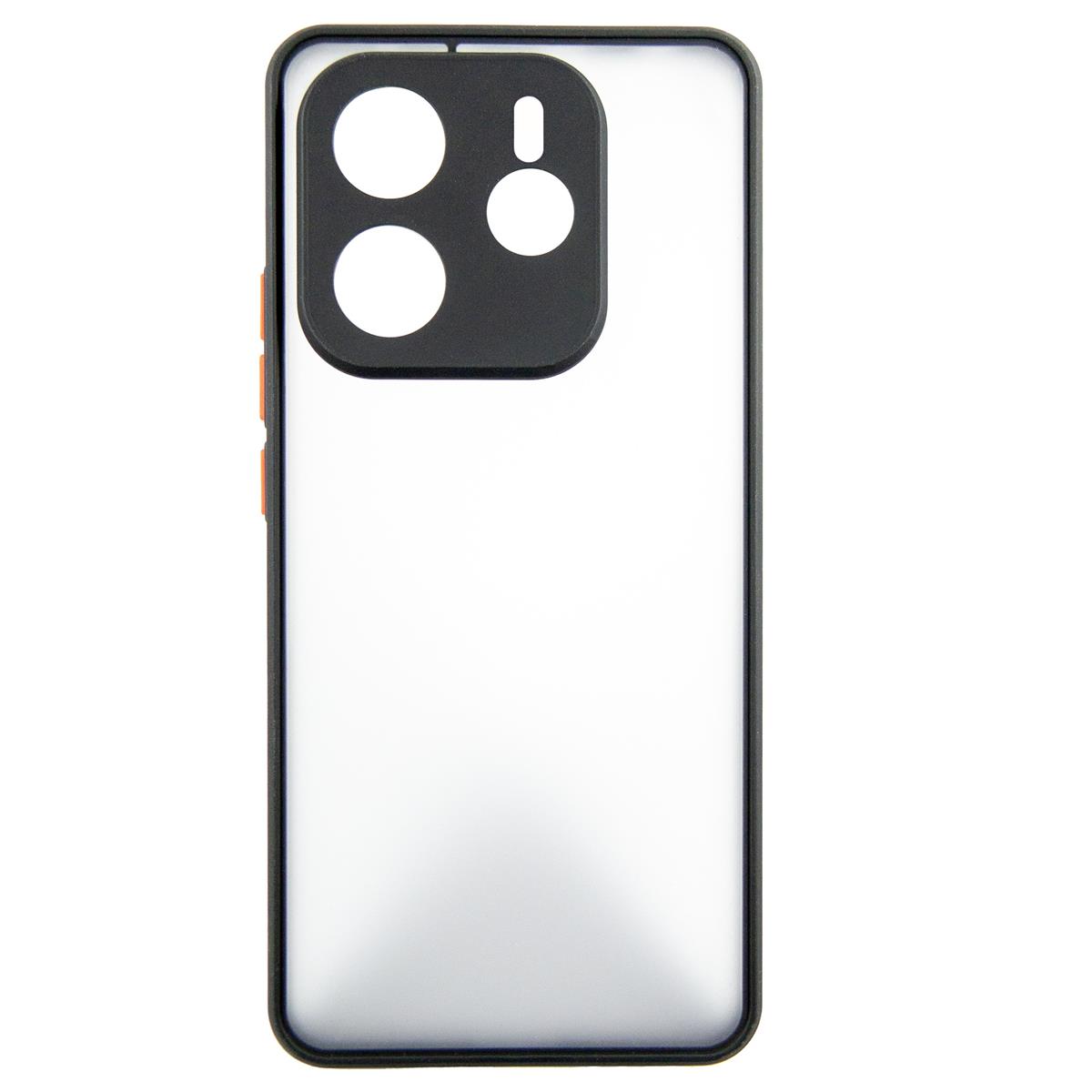 Чохол-накладка Dengos Matt для Xiaomi Redmi Note 14 5G Black (DG-TPU-MATT-155)