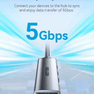 USB-хаб Vention CKPHB 4 ports Grey