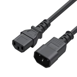 Кабель живлення ColorWay C13-C14, 1.8 м, Black (CW-CBP087-BK)