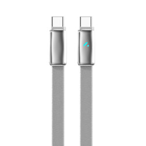 Кабель ColorWay USB Type-C - USB Type-C (M/M), ultra-thin, 5А, 1 м, Grey (CW-CBPDCC100-GR)