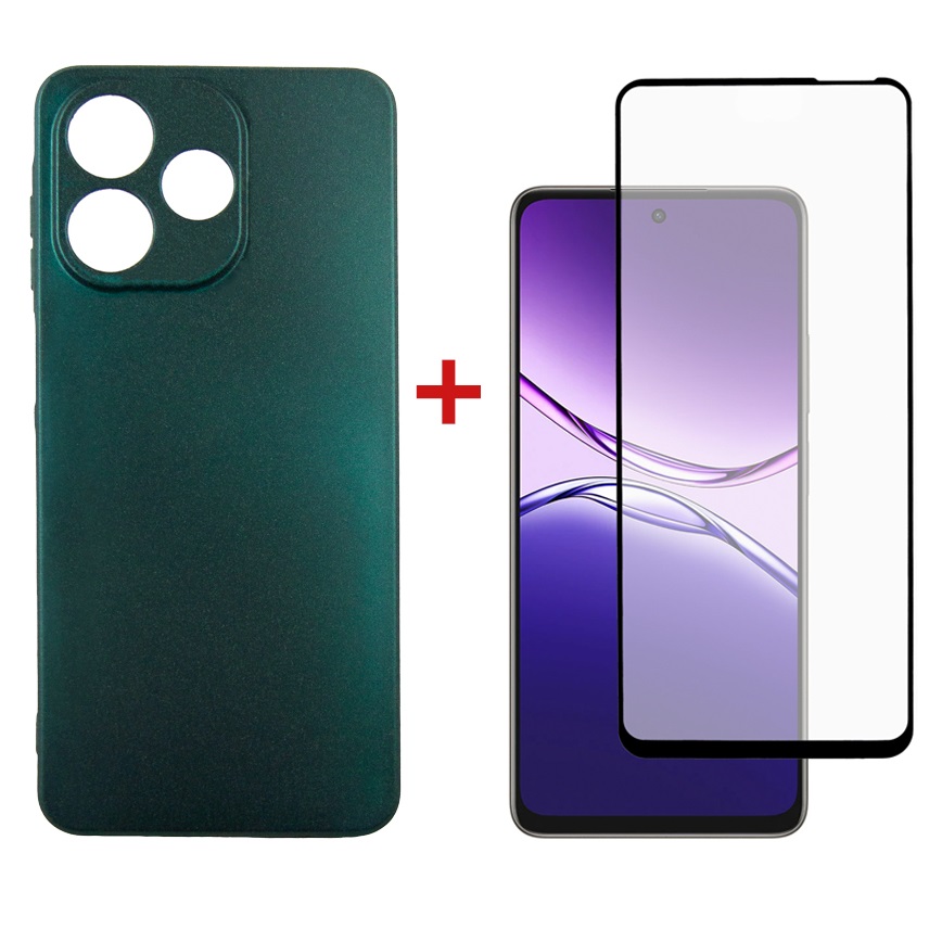 Чохол-накладка Dengos Soft для Oppo A5 Pro Green (DG-KM-183) + захисне скло