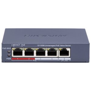 Комутатор Hikvision DS-3E0105P-E/M(C) PoE