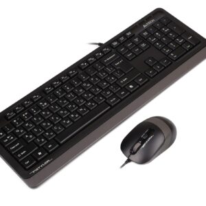 Комплект (клавіатура, миша) A4Tech F1010 Black/Grey