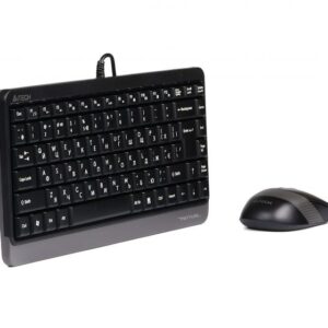 Комплект (клавіатура, миша) A4Tech Fstyler F1110 Grey USB