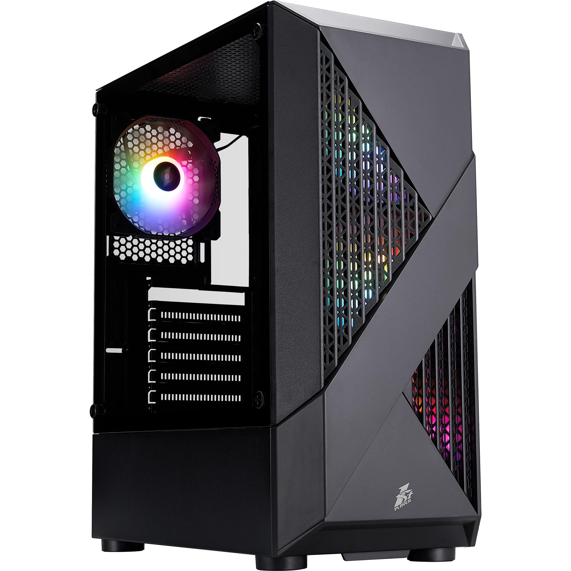 Корпус 1stPlayer F3-A-BK-4F1 Black без БЖ
