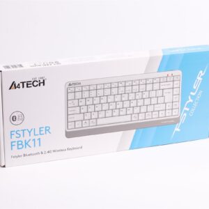 Клавіатура бездротова A4Tech FBK11 White