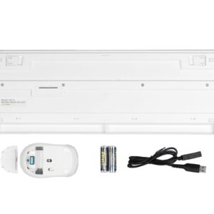 Комплект (клавіатура, миша) бездротовий A4Tech FG1012 White