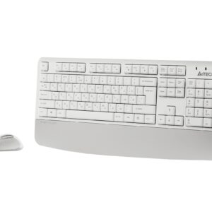 Комплект (клавіатура, миша) бездротовий A4Tech Fstyler FG2500S Plus White