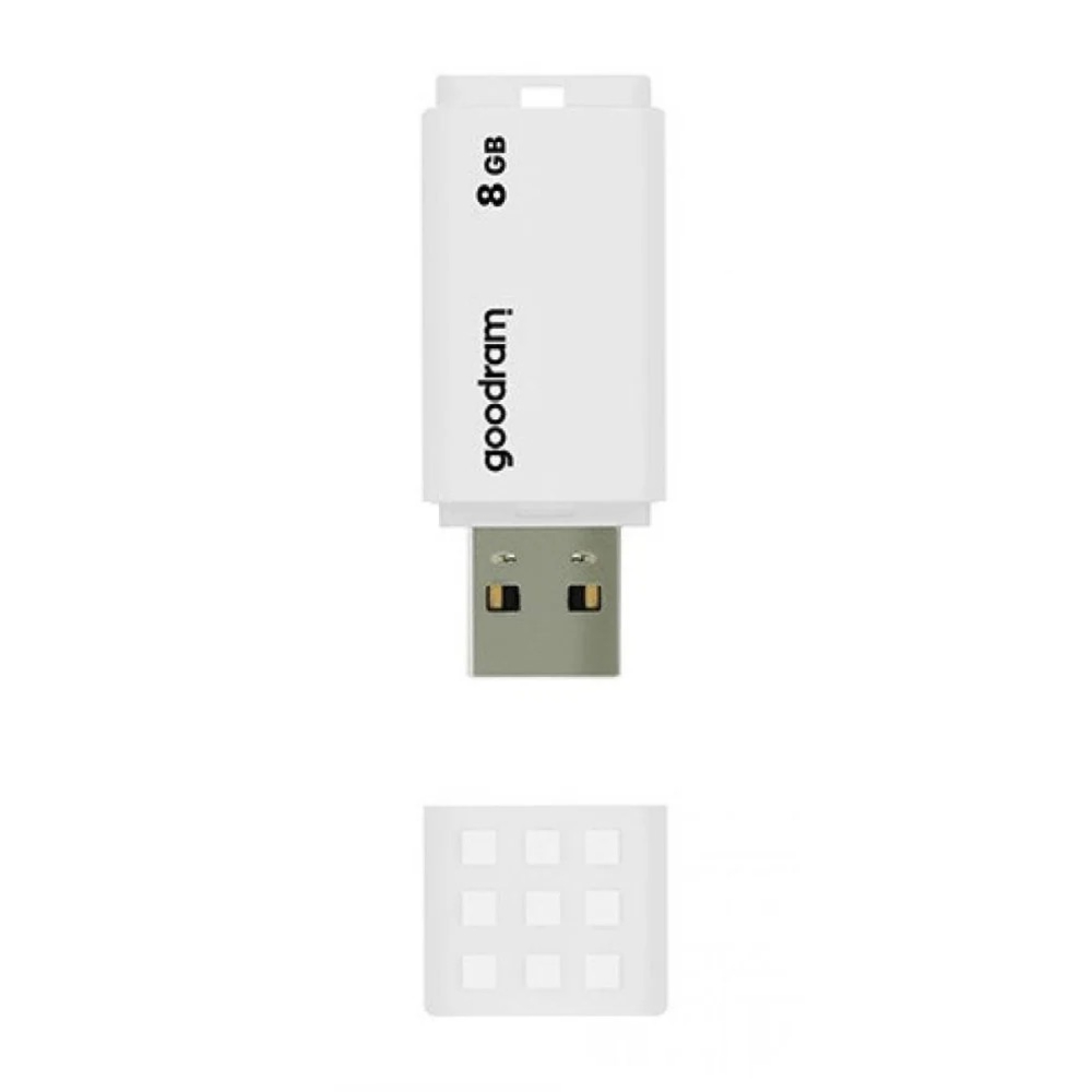 Флеш-накопичувач USB2.0 8GB Goodram UME2 White (UME2-0080W0R11)