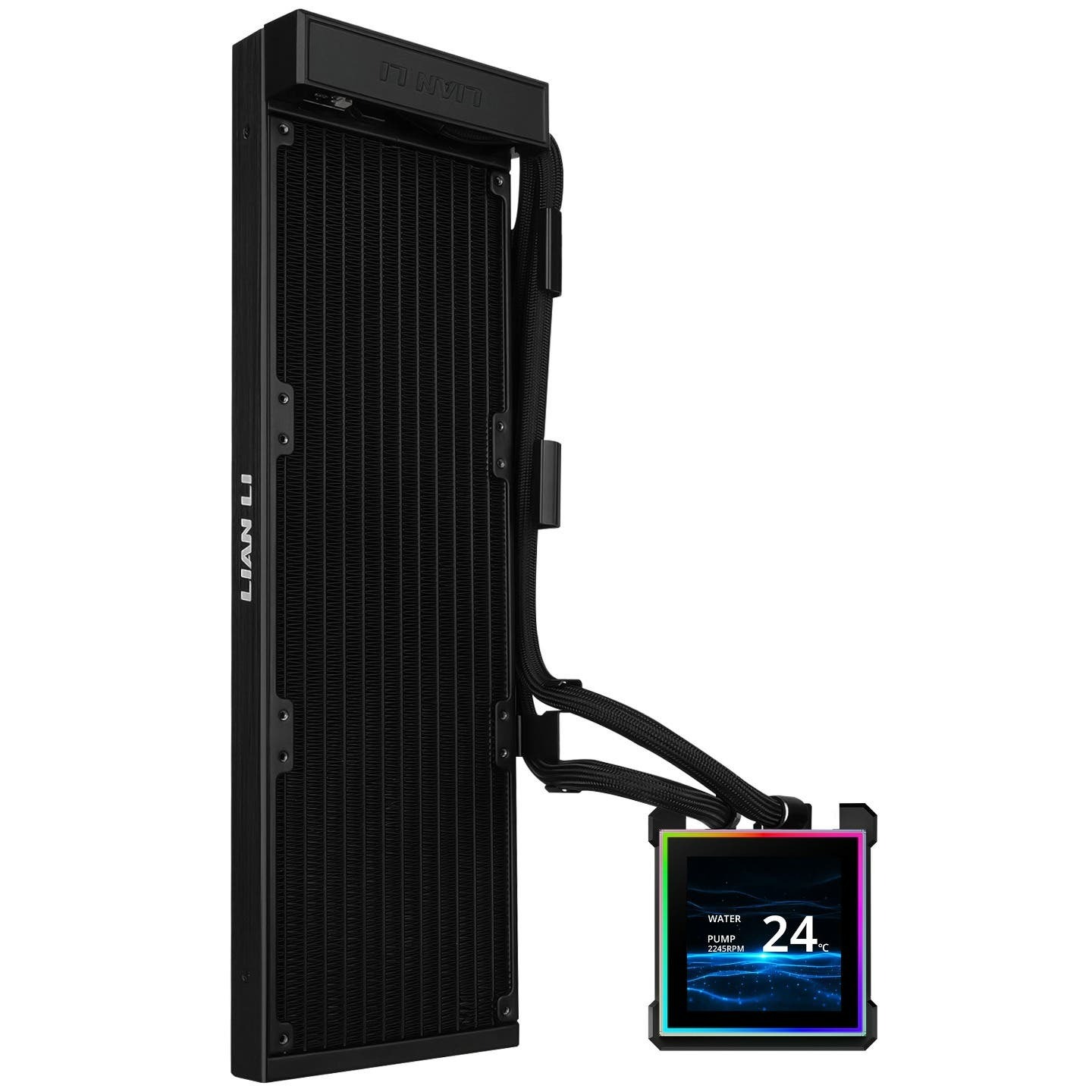 Система водяного охолодження Lian Li HydroShift II LCD-S 360N Fanless Black (G89.GHS2LCDS36NB.00)